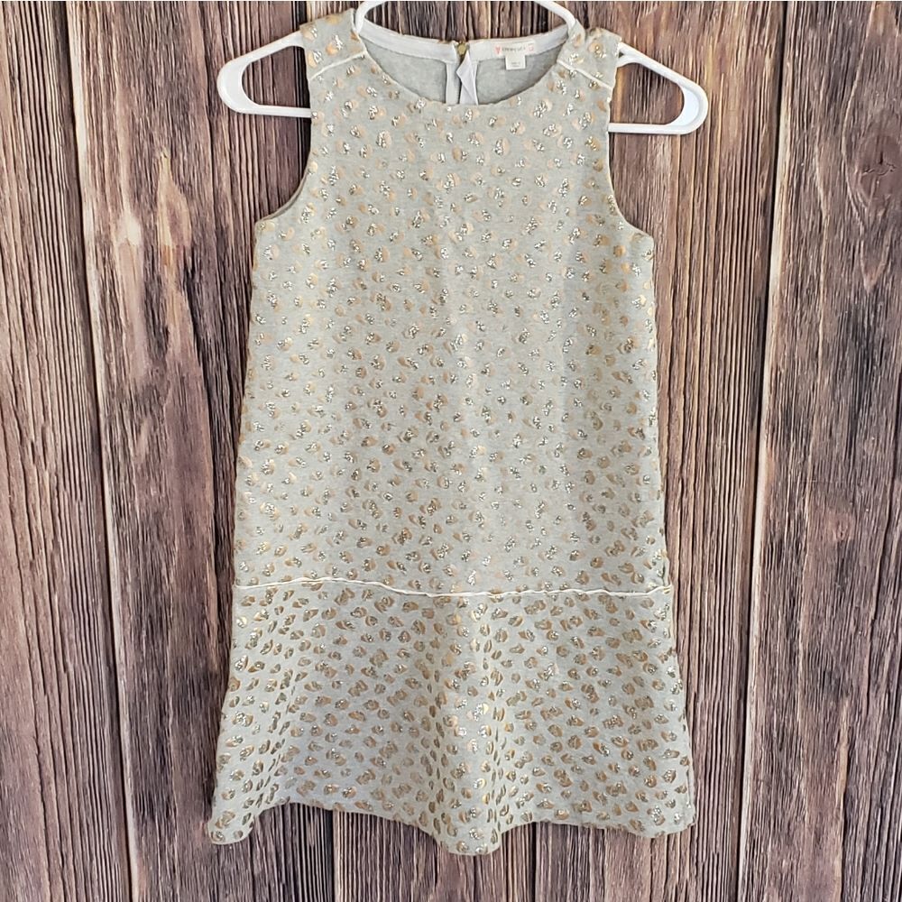 Crew Cuts Sleeveless Leopard Dress, sz 12
